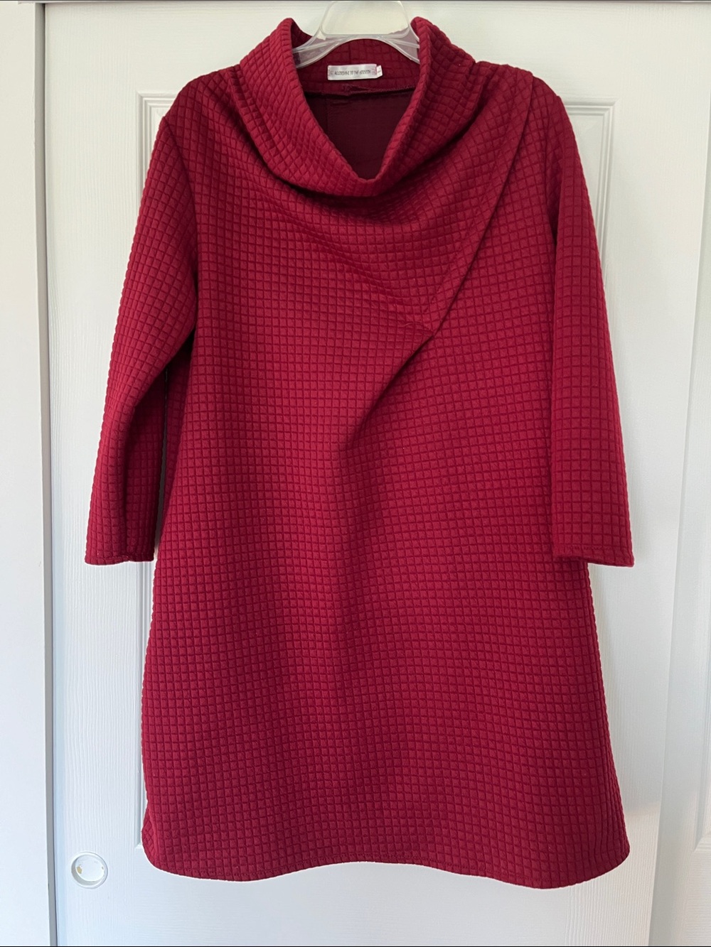 Tunic dress, waffle pattern by According To The Horizon
